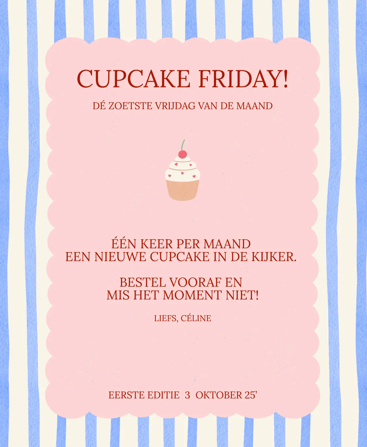 Made by Céline - Cupcake Friday - Edegem